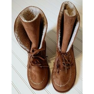 Just Fab | Moccasin Style Boots, Size 10